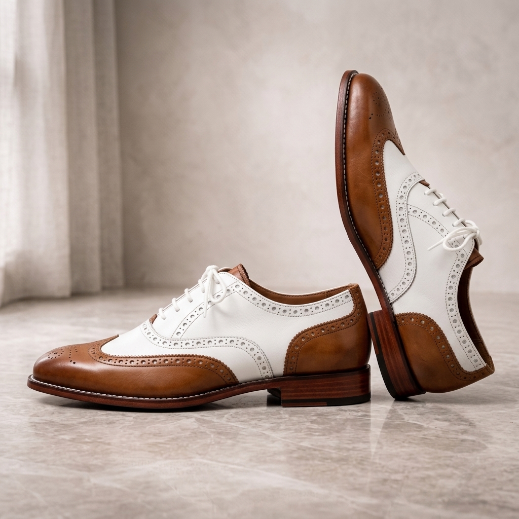 Brogues ( Saddle Spectator Shoe )